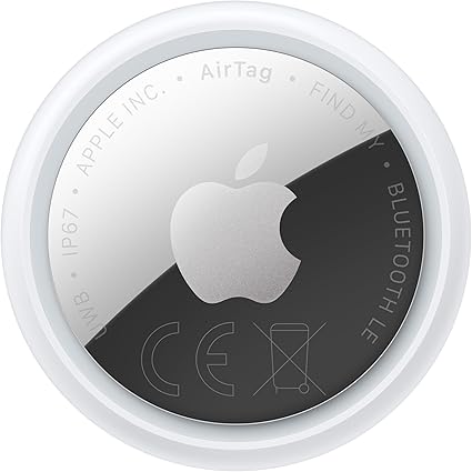 Apple AirTag (2.ª generación): Permite localizar Llaves, Carteras y más; función de localización con Sonido; hasta 1,5 Veces más Alcance en Búsqueda de Precisión